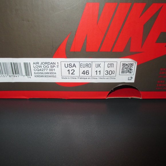 New Authentic Jordan 1 Travis Scott Lows main image 6